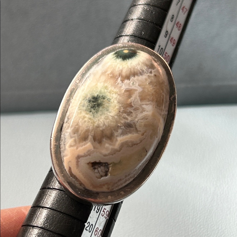 Unique Stone Ring With Natural Patterns - image 5